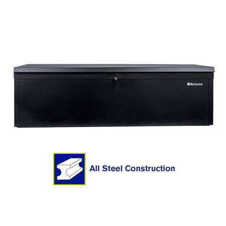 Montezuma Utility Box, Steel, Black, 42 in W x 15-3/4 in D x 12-1/2 in H MKDB42B